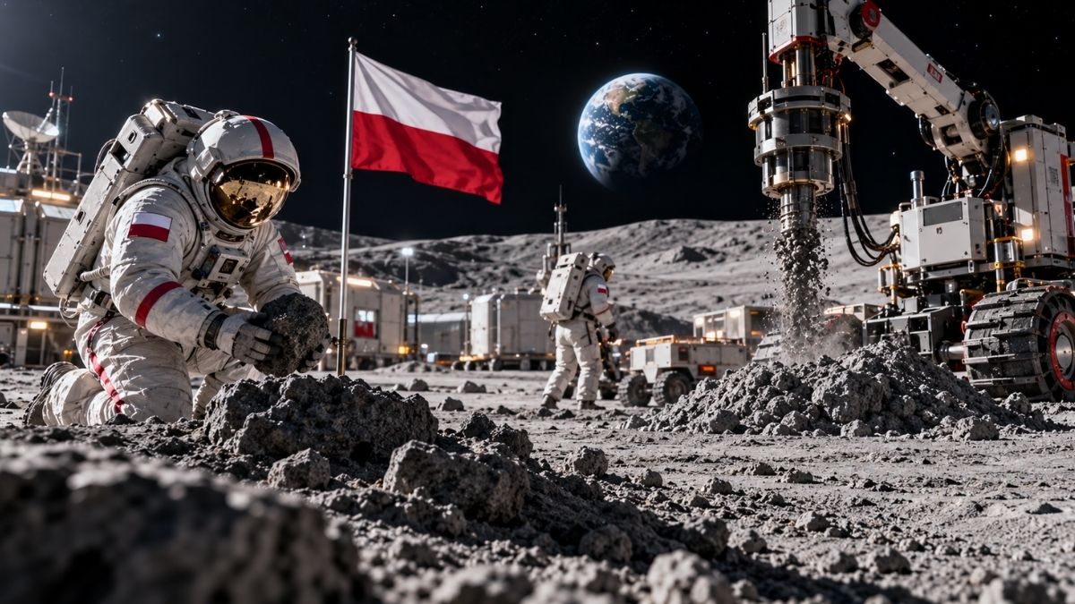Polacy policzą, ile można zarobić na Księżycu. ESA daje zlecenie