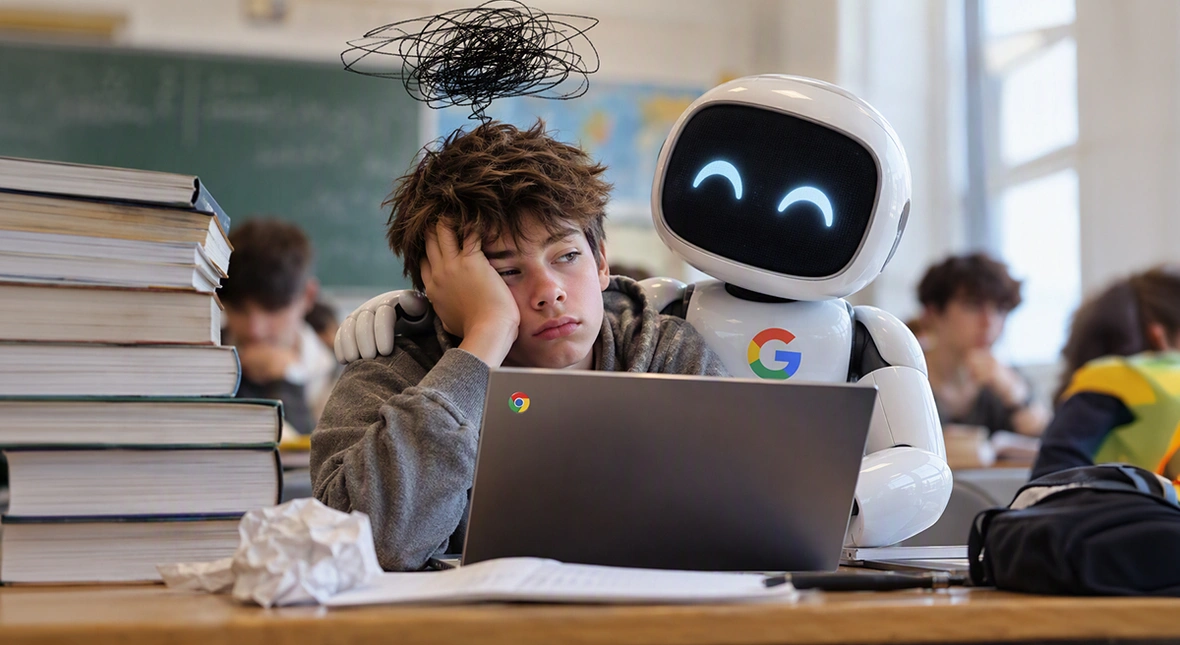 Image for Google wpuścił Gemini do szkół. Nawet uczniowie mówią, że przesadził
