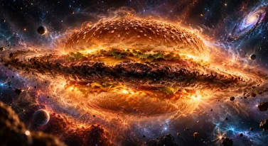 Kosmiczny hamburger skrywa rodzącego się olbrzyma. Zdradziła go siarka