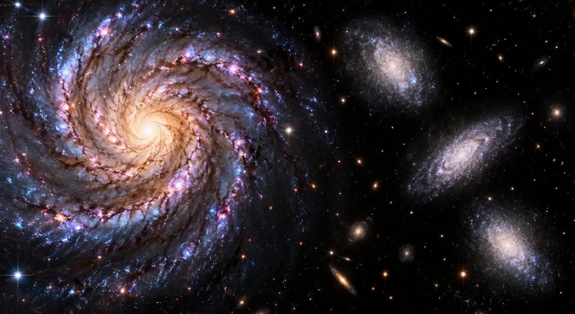 Image for Licealista odkrył trzy galaktyki. Astronomowie od dawna szukali wyjaśnienia