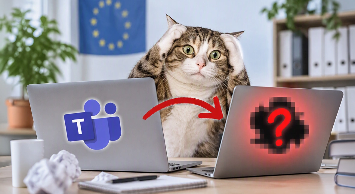 Image for Europa próbowała uciec od Microsoft Teams. Znaleźli coś gorszego