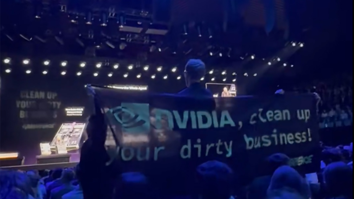 Brutalnie przerwane show Nvidii. „Co wasze czipy robią w rosyjskich dronach?”