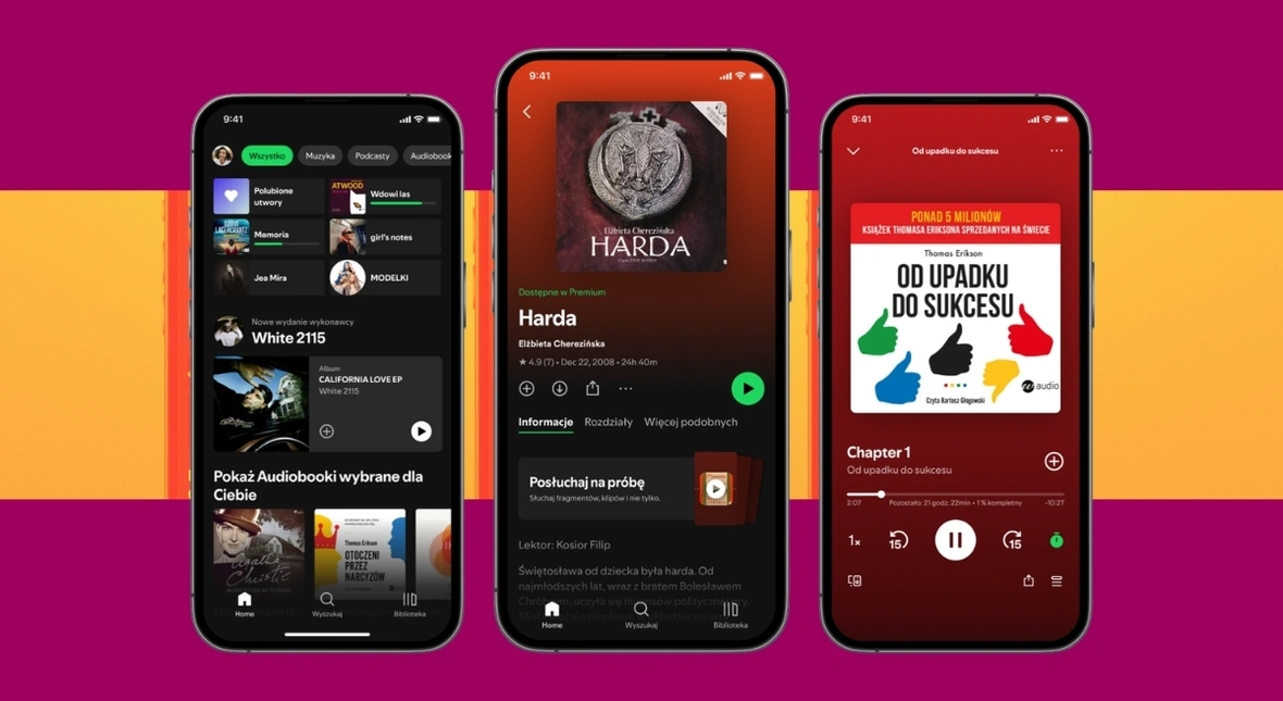Image for Spotify odpala audiobooki w Polsce. Znamy limity słuchania